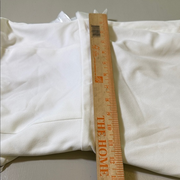 Lulus Romantic Glow White Backless Pearl Bow Maxi Dress XS - Picture 8 of 11